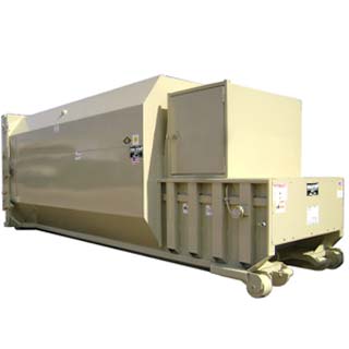 Marathon RJ-250 Self-Contained Trash Compactor- large trash compactor at Carolina Chutes and Equipment