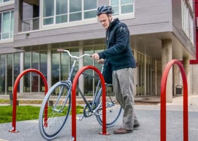 Dero Hoop Bike Rack provided by Carolina Chutes and Equipment